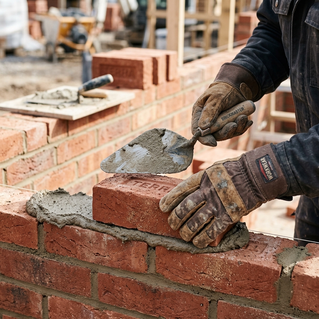 Artisan Deforche construction au travail